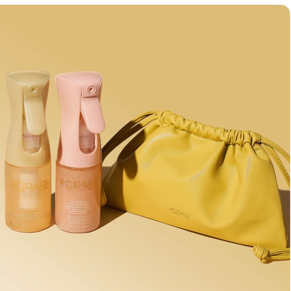 Kopari Mustard Vegan Leather Clutch - pouch only - Picture 7 of 7